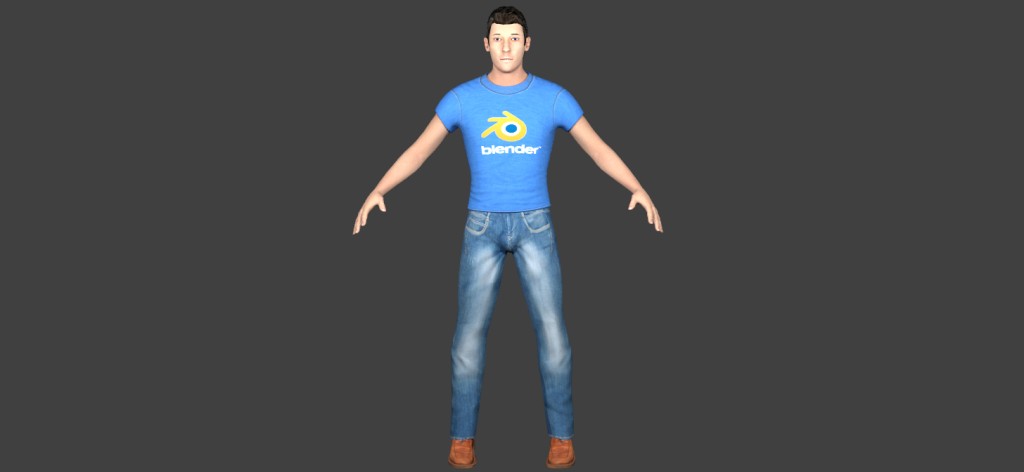 Fully rigged character preview image 1